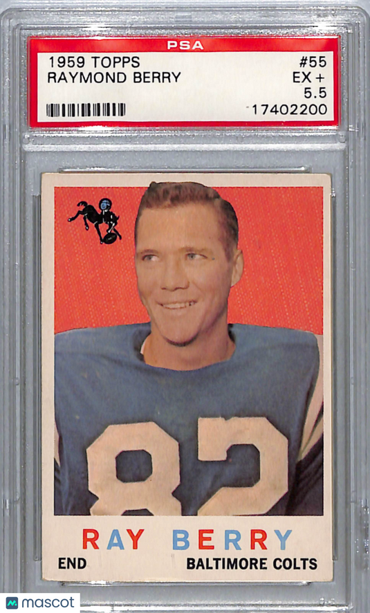 1959 Topps Raymond Berry #55 PSA 5.5