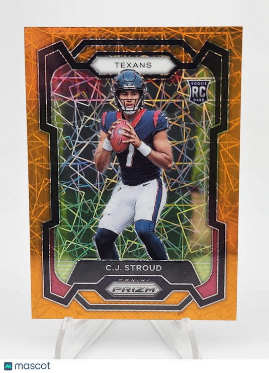 2023 Panini Prizm C.J. Stroud #339 Orange Lazers RC