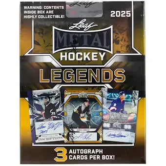 2025 Leaf Metal Hockey Legends