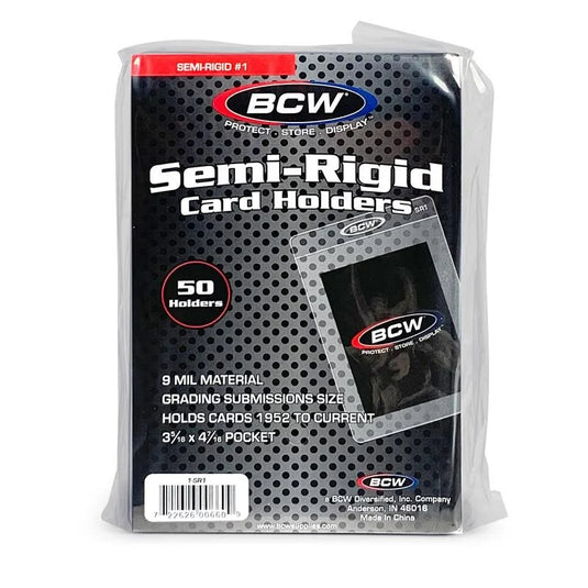 Semi-Rigid Card Holder