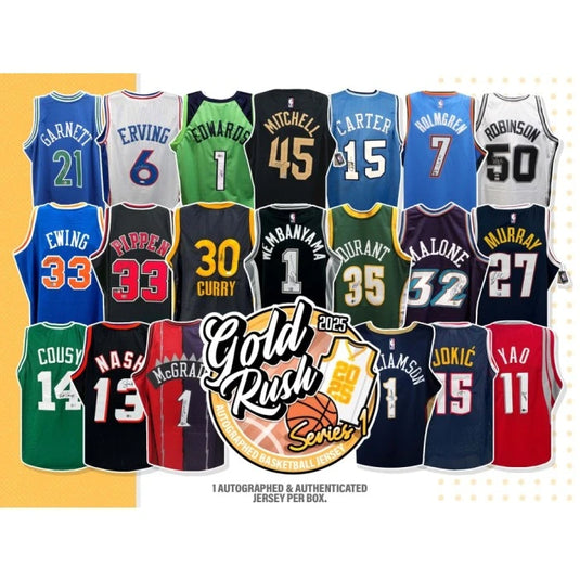 2025 Gold Rush Autographed Basketball Jersey Series