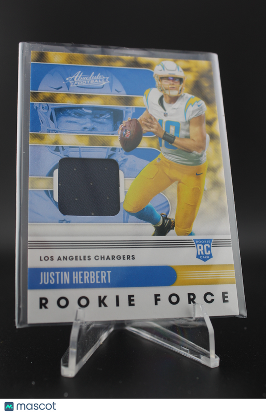 2020 ABSOLUTE #3 JUSTIN HERBERT RC PATCH Near mint or better