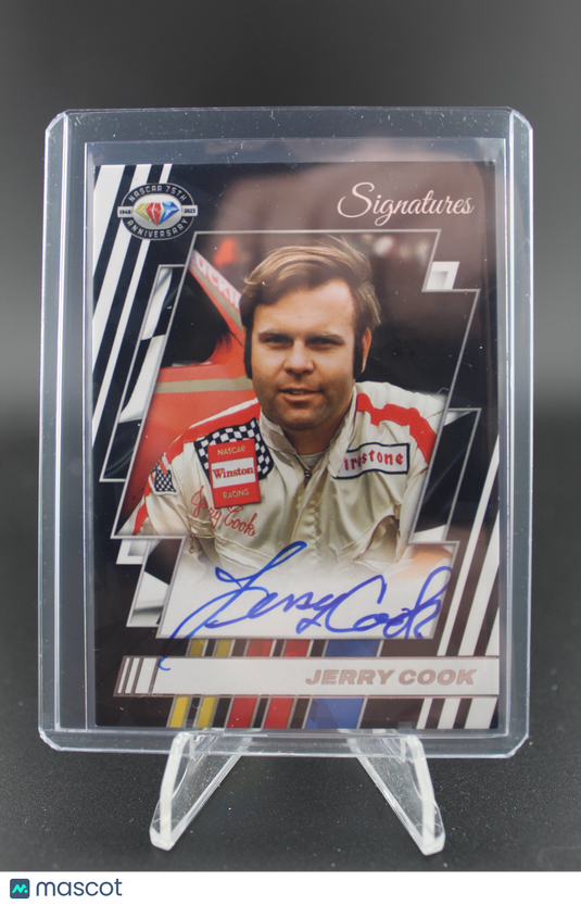 2023 Panini Prime #75-JC Jerry Cook NASCAR 75th Anniversary Signatures