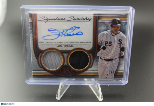 2023 Topps Museum Collection #SWDRA-JT Jim Thome Single-Player Signature /50