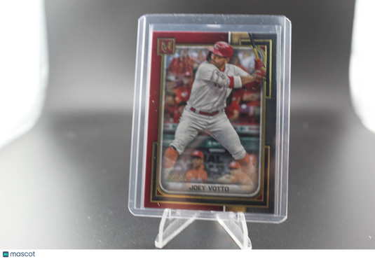 2023 Topps Museum Collection #86 Joey Votto Ruby #/50