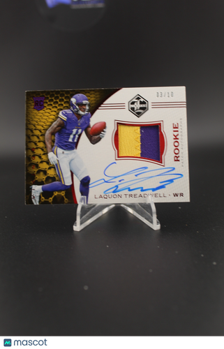 2016 PANINI-LIMITED #128 LAQUON TREADWELL RC AUTO SN/10 Near mint or better