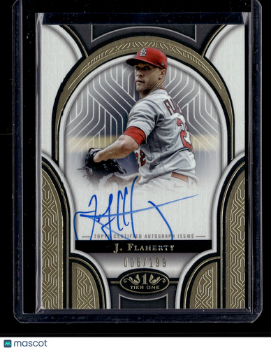 2023 Topps Tier One: Prime Performers Autographs #PPA-JF Jack Flaherty