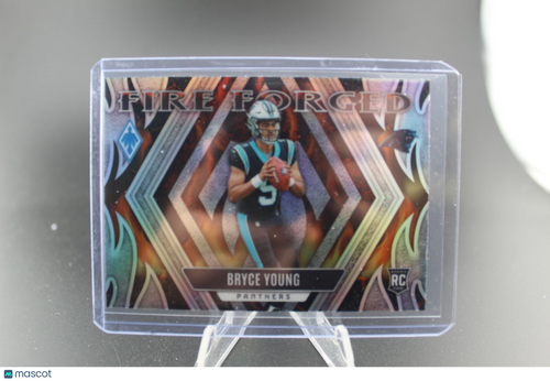 2023 Panini Phoenix #FF-2 Bryce Young Fire Forged Silver Seismic