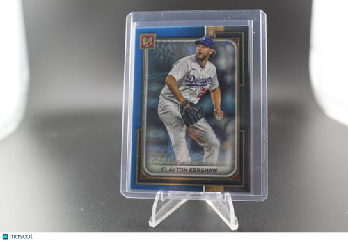 2023 Topps Museum Collection #85 Clayton Kershaw Sapphire #/150