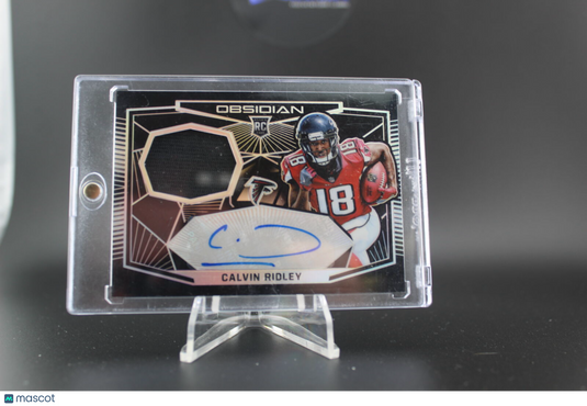 2018 OBSIDIAN #RJ-CR CALVIN RIDLEY RC AUTO PATCH /100 NEAR MINT OR BETTER