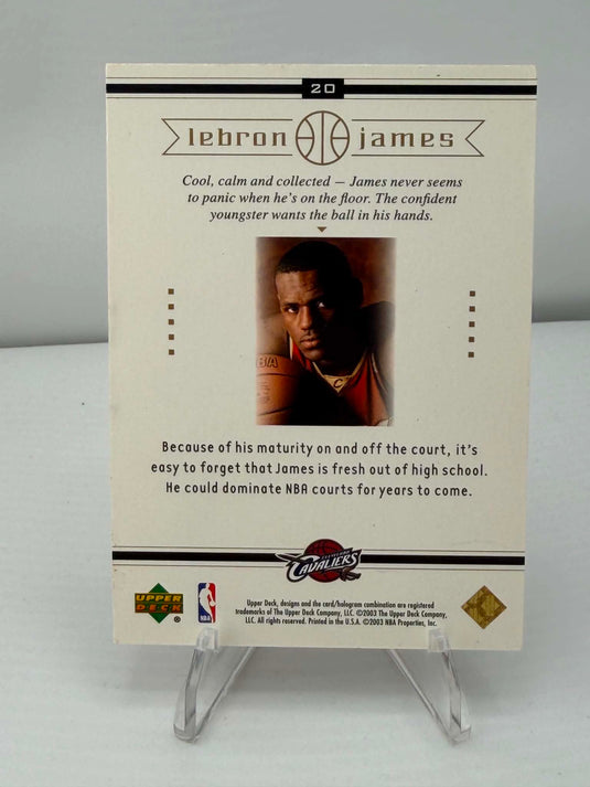 2003 Upper Deck LeBron James #20