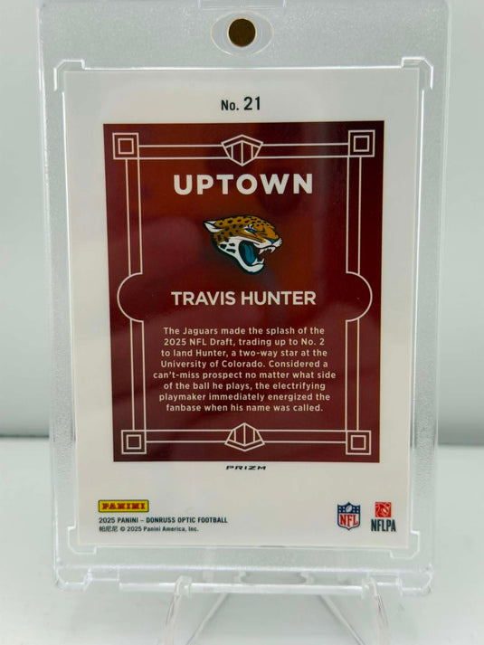 2025 Panini Donruss Optic Uptown Travis Hunter #21 RC