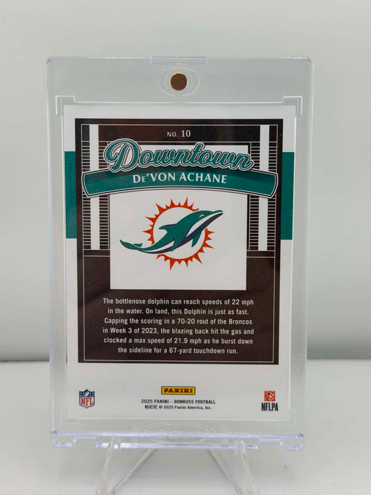2025 Donruss Downtown De'Von Achane #10