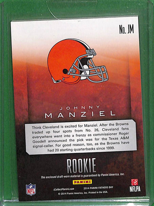 2014 Panini Father's Day Johnny Manziel