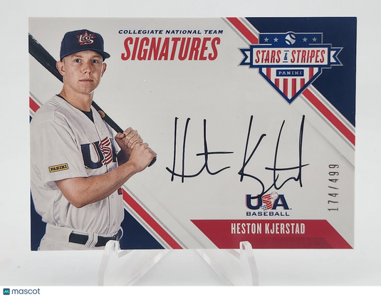 2020 Panini Stars & Stripes Heston Kjerstad #CNT HK /499 Autograph