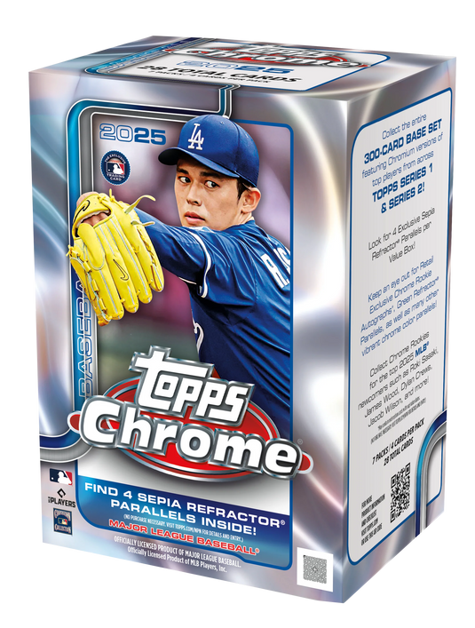 2025 Topps Chrome® Baseball - Value Box