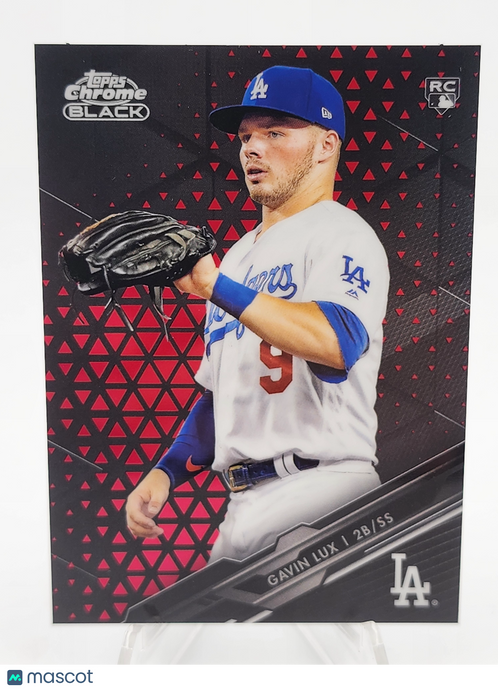 2020 Topps Chrome Black Gavin Lux #51 /5 RC
