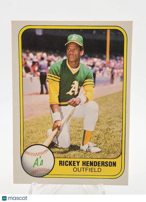 1981 Fleer Rickey Henderson #292