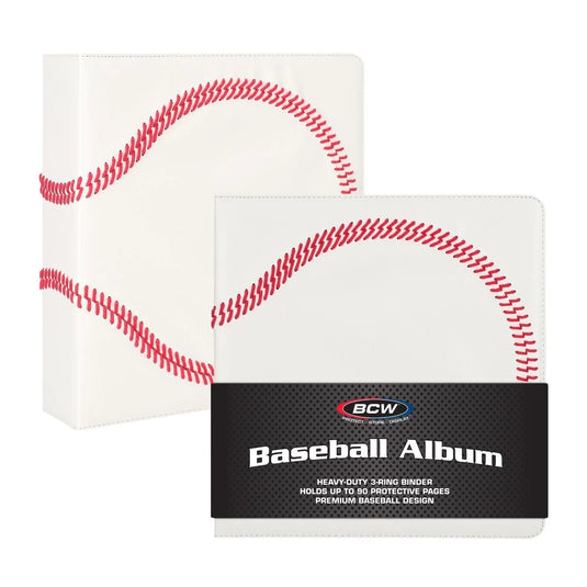 3 in. Album - Baseball Collectors Album - Premium White