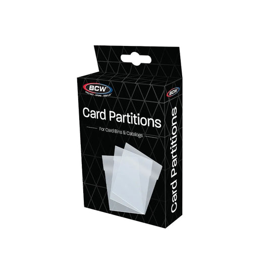 Card Partitions - Clear