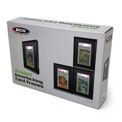 Interlocking Graded Card Frames - Black