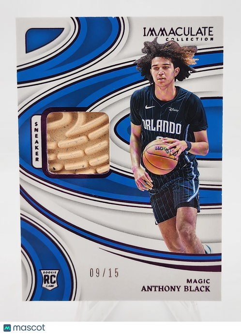2023-24 Panini Immaculate Collection Anthony Black #SS-ABK /15 RC Sneaker Swatch