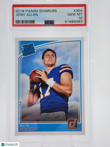 2018 Panini Donruss Josh Allen #304 PSA 10