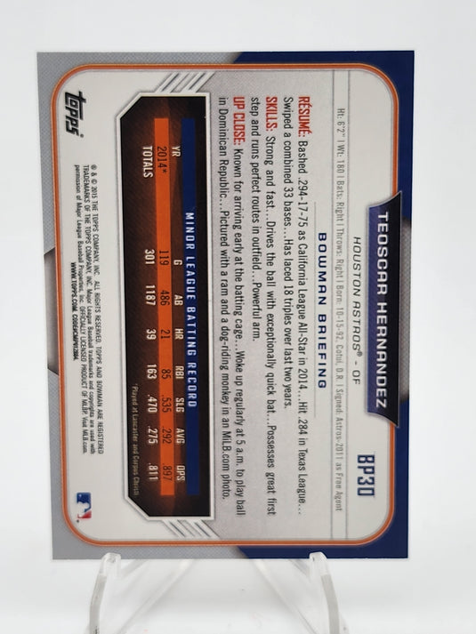 2015 Bowman Teoscar Hernandez #BP30