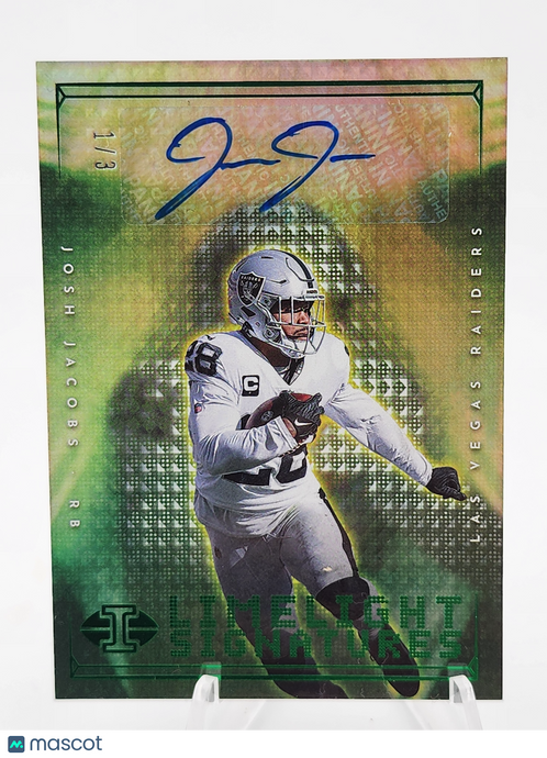 2022 Panini Illusions Josh Jacobs #LS-JJA 1/ 3 Autograph