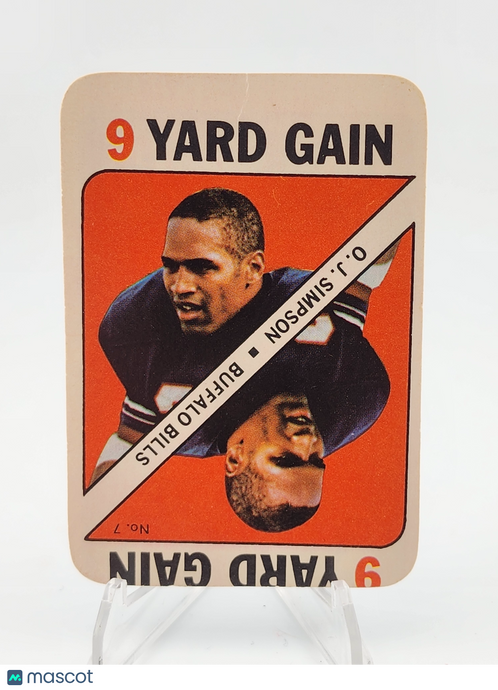 1971 Topps Game Cards O.J. Simpson #No. 7