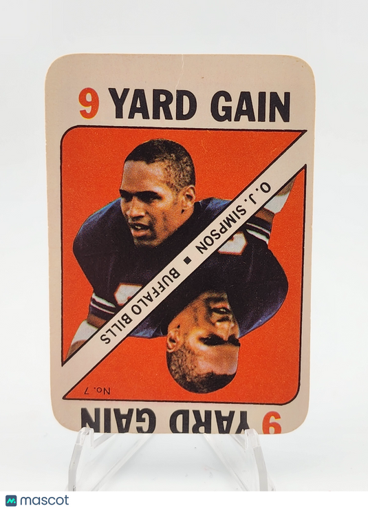 1971 Topps Game Cards O.J. Simpson #No. 7