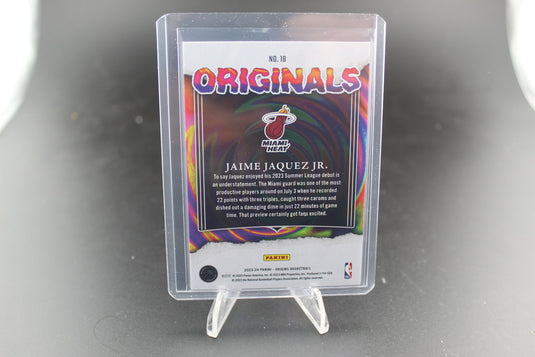 2023-24 Panini Origins #18 Jaime Jaquez Jr. Originals Red #/75