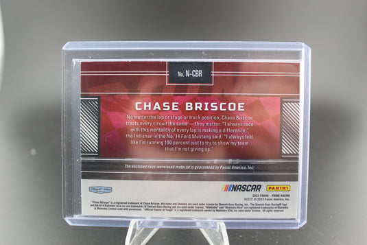 2023 Panini Prime #N-CBR Chase Briscoe Names Tires #/71