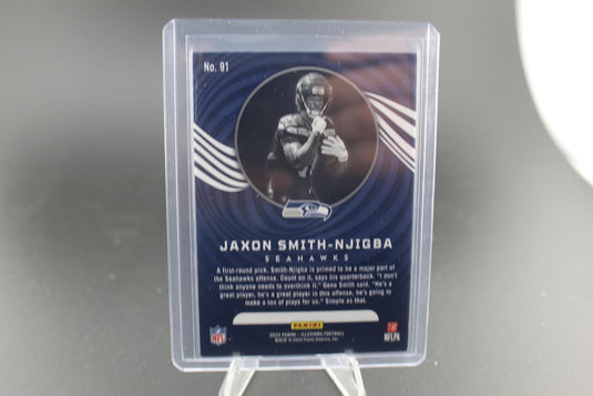 2023 Panini Illusions #91 Jaxon Smith-Njigba Blue Trophy Collection #/149