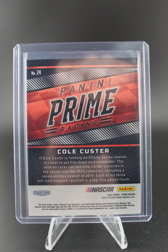 2023 Panini Prime #24 Cole Custer #/49