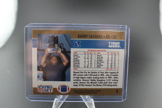 1990 Pro Set #1 Barry Sanders