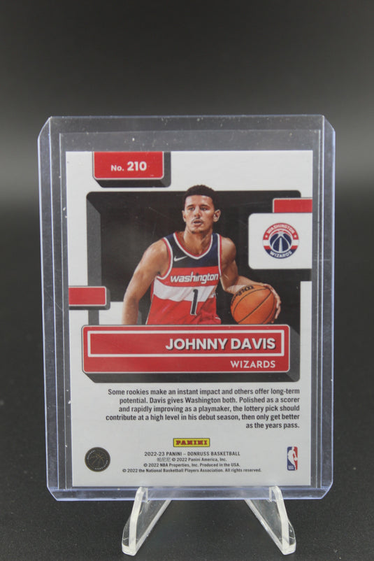 2022 Donruss #210 Johnny Davis SN/50 Near mint or better