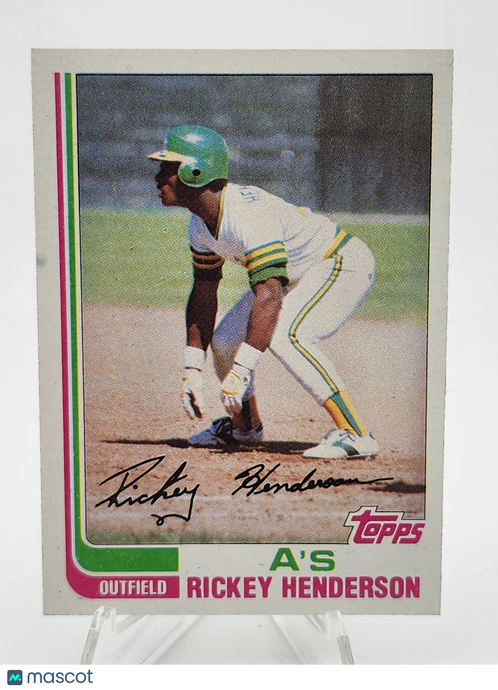 1982 Topps Rickey Henderson #610