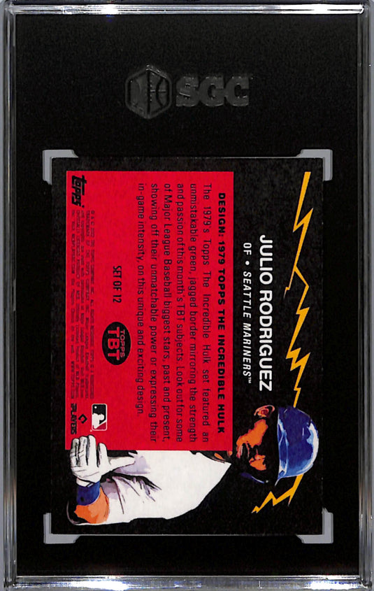 2022 Topps Tbt Julio Rodriguez #73 SGC 9