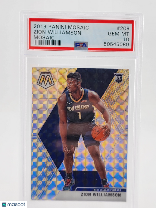 2019 Panini Mosaic Zion Williamson #209 PSA