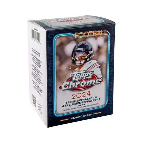 2024 Topps Chrome Football Trading Cards Value Box