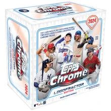 #149 Random Team Baseball - 1 Hobby Box 2024 Topps Logofractor! and 1 Mega Box of 2024 Topps Chrome Update!