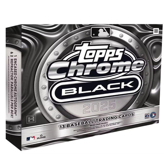 2025 Topps Chrome® Black Baseball - Hobby Box