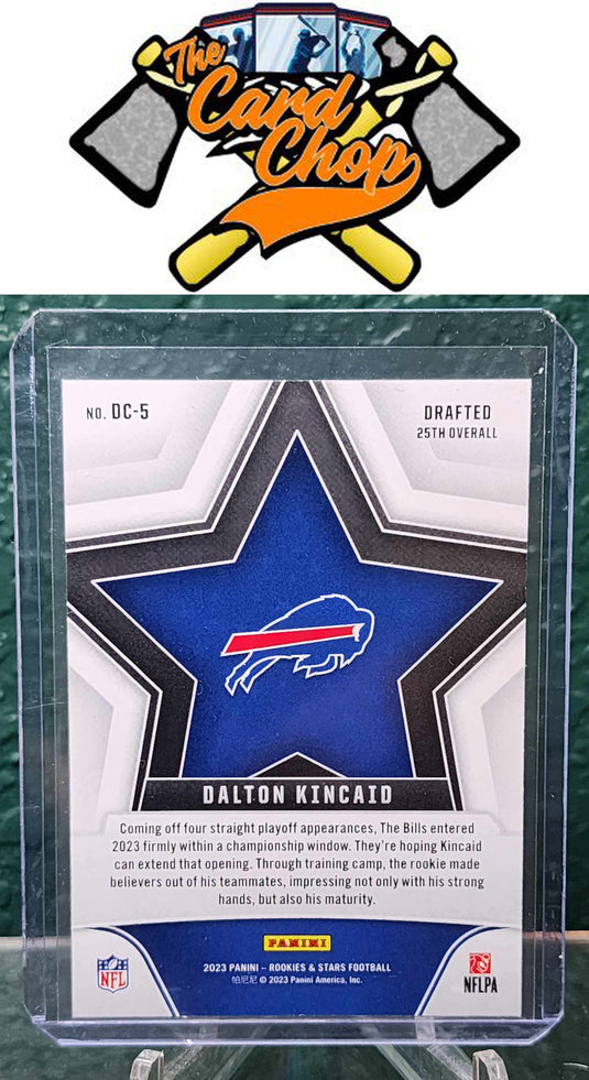 2023 Panini Rookies & Stars #DC-5 Dalton Kincaid Draft Class /25 green