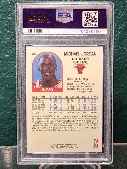 1989 Hoops #200 Michael Jordan PSA 9