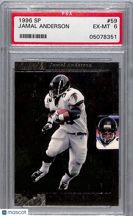 1996 SP Jamal Anderson #59 PSA 6