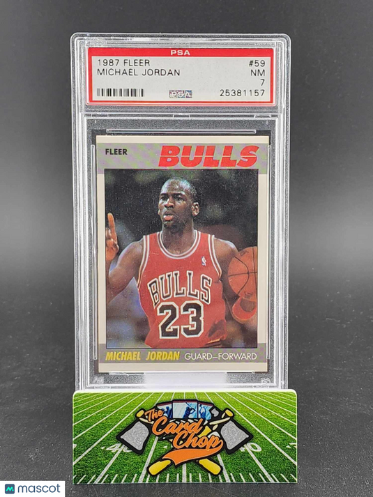 1987 Fleer #59 Michael Jordan PSA 7