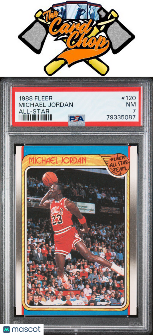 1988 Fleer #120 Michael Jordan All-Star PSA 7