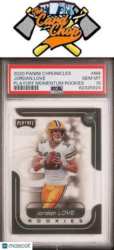 2020 Panini Chronicles Playoff Momentum Rookies #M4 Jordan Love PSA 10