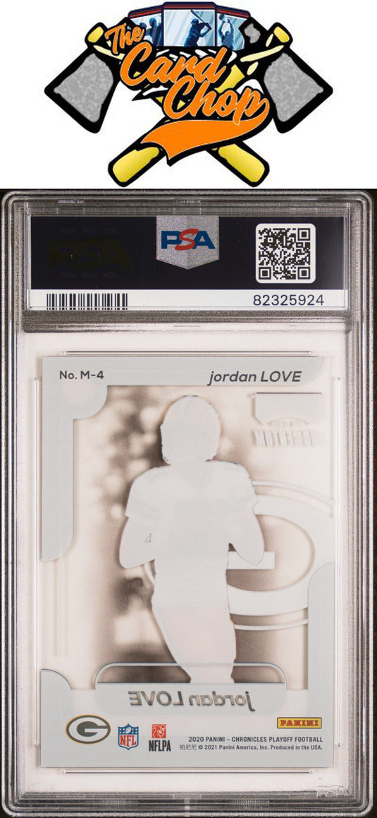 2020 Panini Chronicles Playoff Momentum Rookies #M4 Jordan Love PSA 10